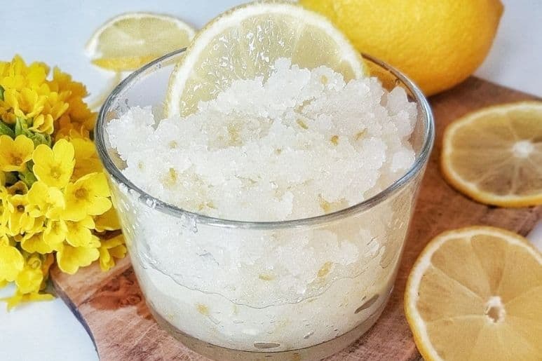 lemon sugar scrub recipe