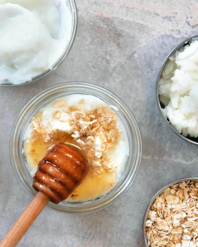 exfoliating homemade face scrub