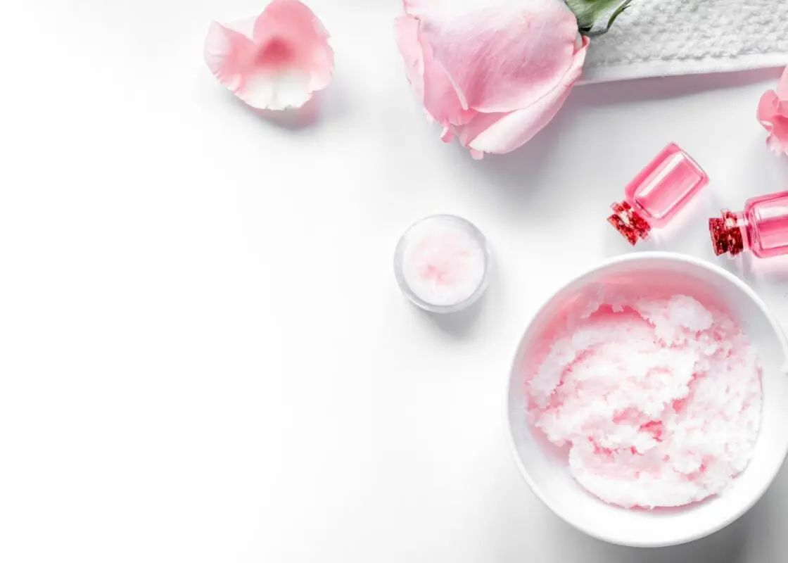 DIY rose whipped body butter