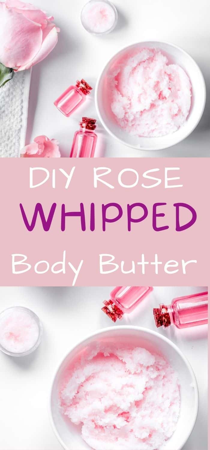 Nourishing DIY Rose Body Butter Recipe (Whipped & NonGreasy