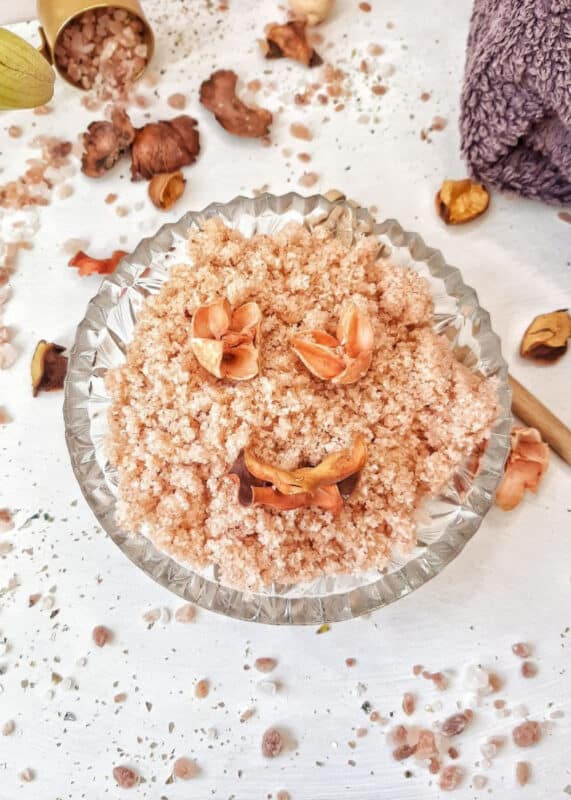 Himalayan salt scrub recipe