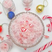 how to make peppermint sugar scrub