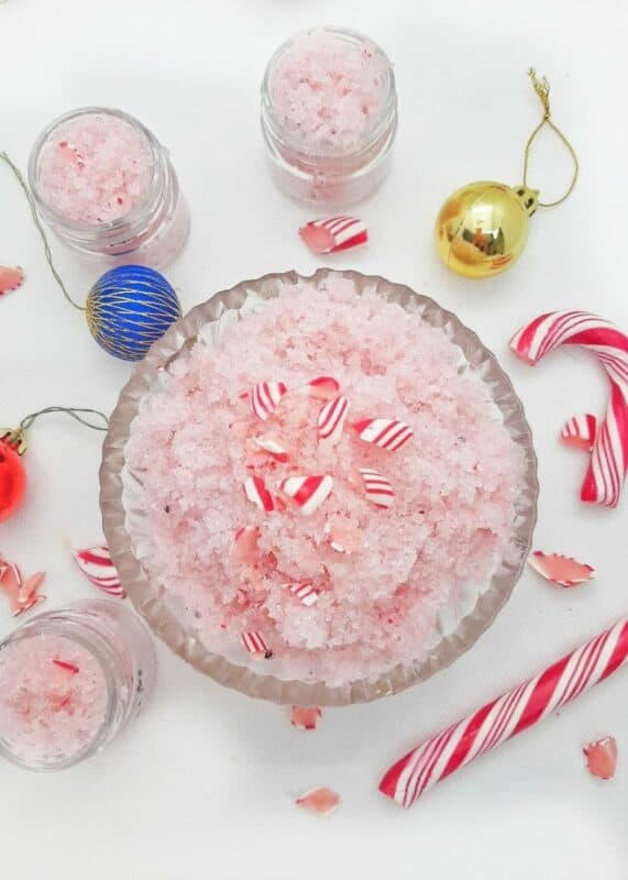 how to make peppermint sugar scrub