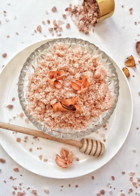 Pink Himalayan Salt Scrub Recipe