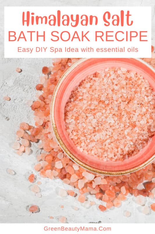 Himalayan salt bath soak recipe