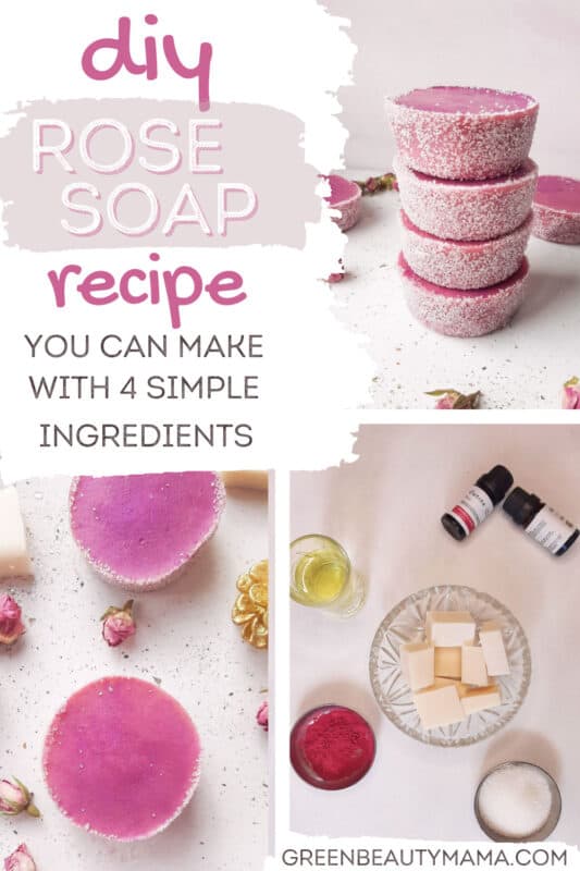 diy rose soap recipe