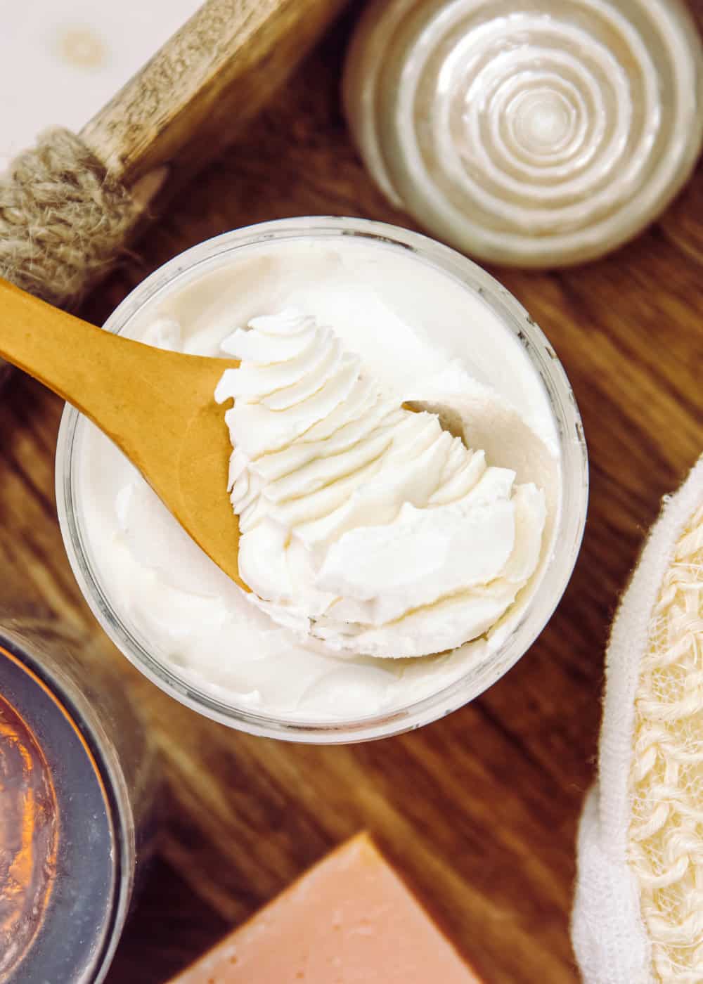 Whipped Body Butter Recipe (non greasy!)