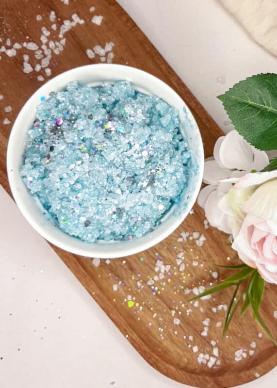 homemade salt scrub