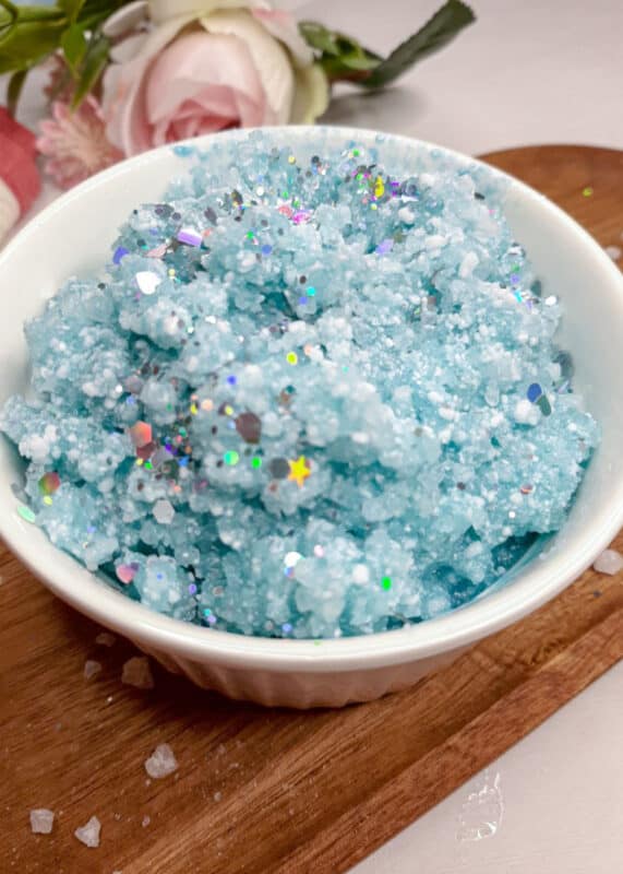 salt scrub with essential oils