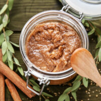DIY apple pie sugar scrub