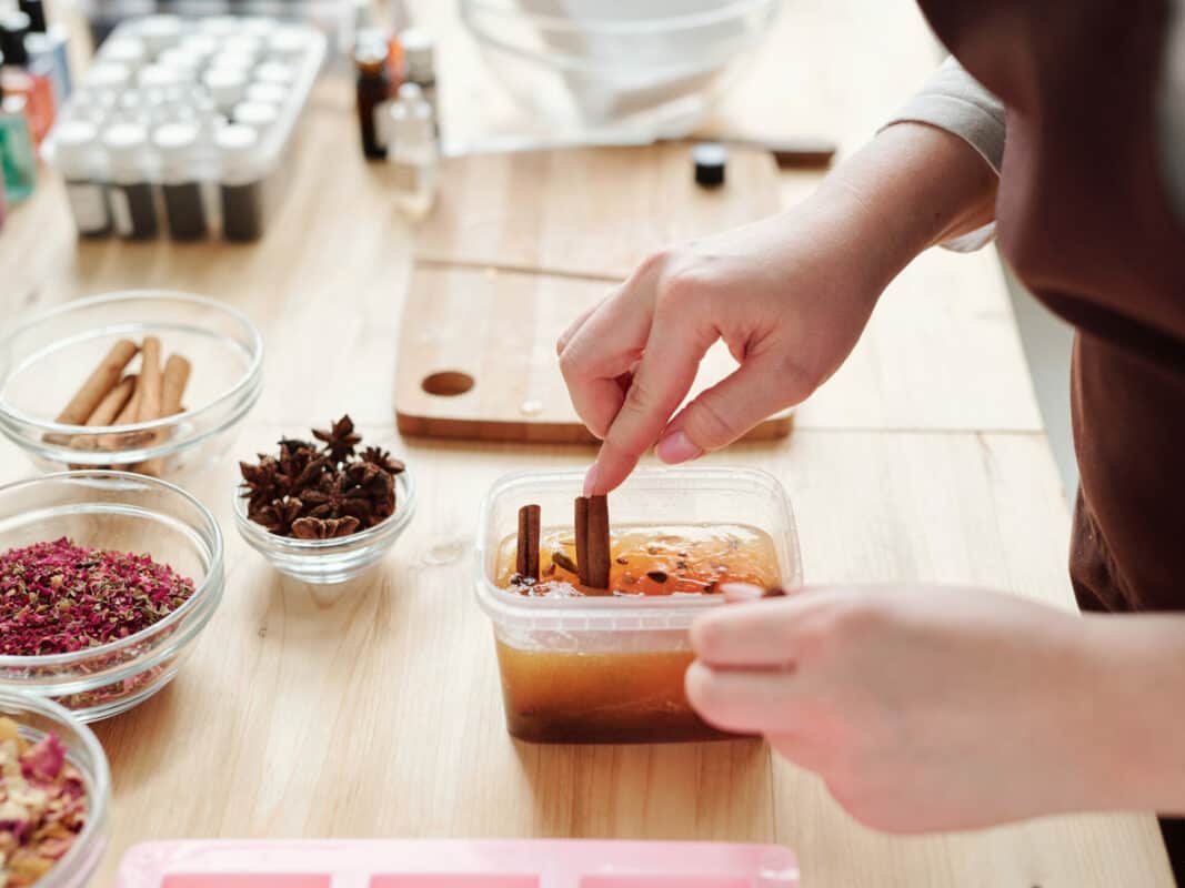 DIY Christmas soap