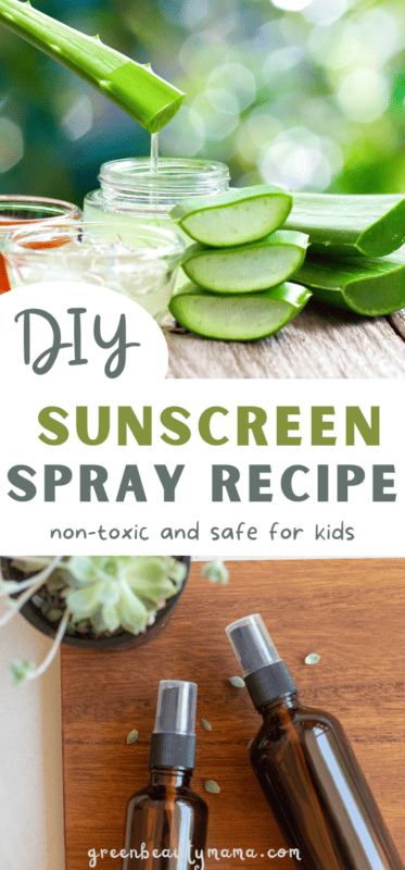 DIY sunscreen spray recipe
