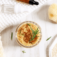 DIY cellulite scrub